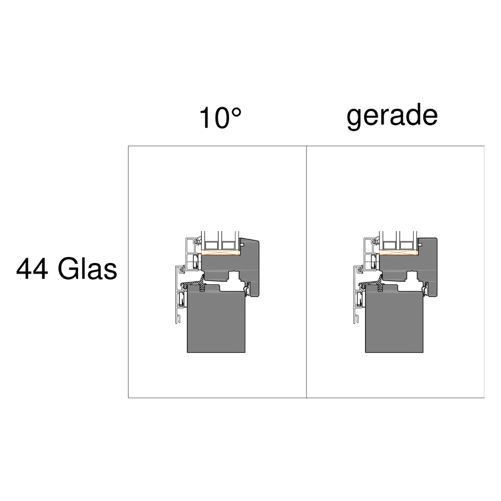 HL61-Profil-Schnittzeichnung 10 Grad und gerade – Krines Online